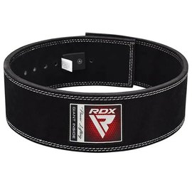 Пояс для тяжелой атлетики RDX 4 Pro Liver Buckle кожа Black Plus L (WBL-4LB-L+), Размер: L, изображение 2