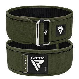 Пояс для тяжелой атлетики RDX RX1 Weight Lifting Belt Army Green M (WBS-RX1AG-M), Размер: M, Цвет: Green