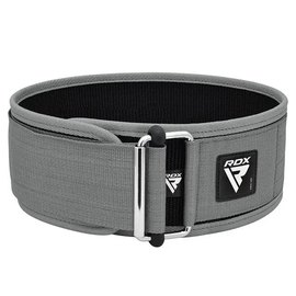 Пояс для тяжелой атлетики RDX RX1 Weight Lifting Belt Grey L (WBS-RX1G-L), Размер: L, Цвет: Grey, изображение 4