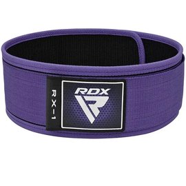 Пояс для тяжелой атлетики RDX RX1 Weight Lifting Belt Purple XS (WBS-RX1PR-XS), Размер: XS, Цвет: Фиолетовый, изображение 2