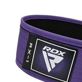 Пояс для тяжелой атлетики RDX RX1 Weight Lifting Belt Purple XS (WBS-RX1PR-XS), Размер: XS, Цвет: Фиолетовый, изображение 5