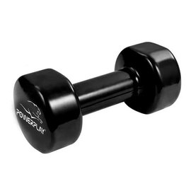 Гантели PowerPlay 4121 виниловые 2*1,5 кг черные (PP_4121_2*1,5kg), Вес: 2х1.5 кг, изображение 3