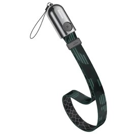 Кабель Baseus Lightning Gold Collar lanyard 2.4A, 0.35m Black (000004014)