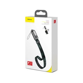 Кабель Baseus Lightning Gold Collar lanyard 2.4A, 0.35m Black (000004014), изображение 6