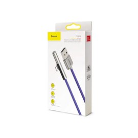 Кабель Baseus Lightning Iridescent Lamp Mobile Game 2.4A, 1m CAL7C-A09 Purple (000004287), Цвет: Violet, изображение 4