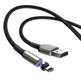 Кабель Baseus Lightning Zinc Magnetic Charging 1m, 2A Black (000005024), Цвет: Black, изображение 2