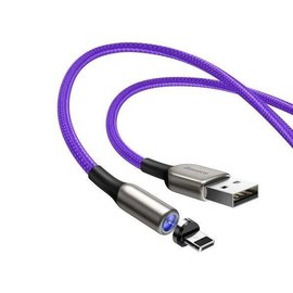 Кабель Baseus Lightning Zinc Magnetic Charging 1m, 2A Purple (000005026), Цвет: Violet, изображение 2