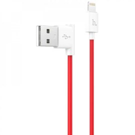Кабель Hoco Lightning L Shape 1.2m, 2.1A UPL11 Red (000000256), Цвет: Red
