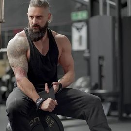 Лямки для тяги RDX W1 Gym Single Strap Black Plus (WAN-W1B+), Цвет : Black, изображение 4