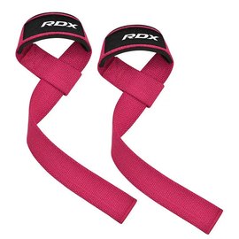 Лямки для тяги RDX W1 Gym Single Strap Pink Plus (WAN-W1P+), Цвет : Розовый, изображение 2