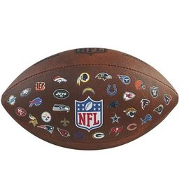 Мяч для американского футбола Wilson NFL JR Throwback FB 32 Team Logo (WTF1534XBNFL), Размер: 7, изображение 2