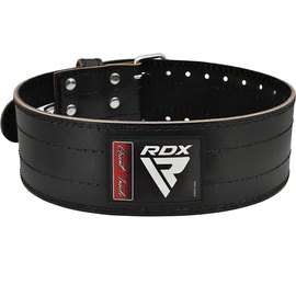 Пояс для пауэрлифтинга RDX RD1 кожа Black S (WPB-RD1B-S), Размер: S, Цвет: Black