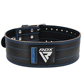 Пояс для пауэрлифтинга RDX RD1 кожа Blue M (WPB-RD1U-M), Размер: M, Цвет: Blue