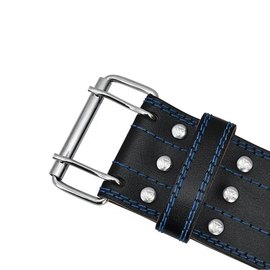 Пояс для пауэрлифтинга RDX RD1 кожа Blue XL (WPB-RD1U-XL), Размер: XL, Цвет: Blue, изображение 3