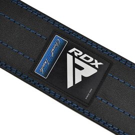 Пояс для пауэрлифтинга RDX RD1 кожа Blue XL (WPB-RD1U-XL), Размер: XL, Цвет: Blue, изображение 4