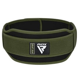 Пояс для тяжелой атлетики RDX RX5 Double Belt неопрен Army Green L (WBD-RX5AG-L), Размер: L, Цвет: Green, изображение 2
