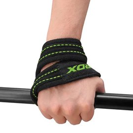Силовые ремни RDX Gym Lifting 8 Figure Straps Army Green M (WAC-W8AGN-M), Размер: M, Цвет : Зелёный, изображение 4