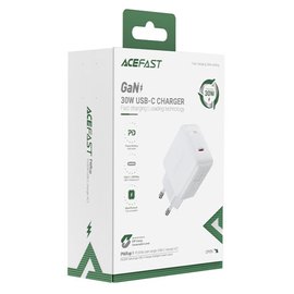 Зарядное устройство ACEFAST GaN A21 1Type-C, 30W/3A, PD/QC White (000009402), изображение 5
