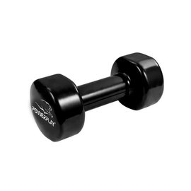 Гантель PowerPlay 4121 виниловая 2 кг черная (PP_4121_2kg), Вес: 2 кг, изображение 4
