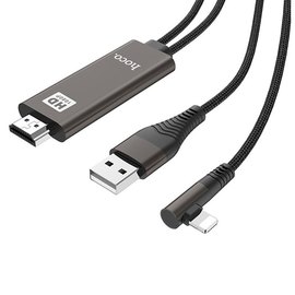 Кабель Hoco HDMI to Lightning UA14 1080p Black (000002751)