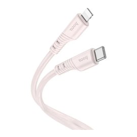 Кабель Hoco Lightning Crystal color silicone charging data cable X97 1m, 2.4A Pink (000009585)