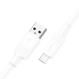 Кабель Hoco Lightning Solid charging data cable X84 1M, 2.4A White (000009055), изображение 2