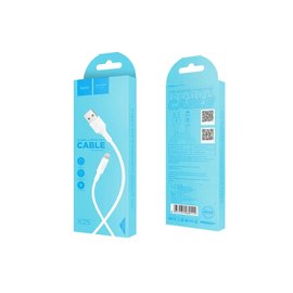 Кабель Hoco Lightning X25 1m White (000001171), Цвет: White, изображение 4