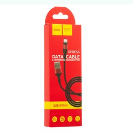 Кабель Hoco Lightning Xpress X26 Black/Red (000001279), Цвет: Black/Red, изображение 2