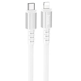 Кабель Hoco Type-C to Lightning Strength PD charging data cable X85 1m, 20W White (000009060), Цвет: White