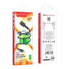 Кабель Hoco Type-C to Lightning Victory PD charging data cable X83 1m, 20W Black (000009045), изображение 5
