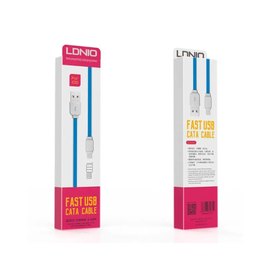 Кабель Ldnio Lightning XS-07A 1m, 2.1A White (000001157), изображение 2