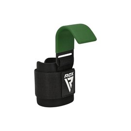 Крюки для тяги на запястья RDX W5 Gym Hook Strap Army Green Plus (WAN-W5AG+), Цвет : Зелёный, изображение 4