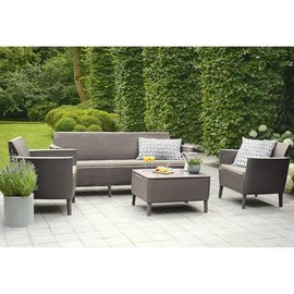 Набір садових меблів Keter Salemo 3 seater set бежевий  (8711245155425), зображення 6