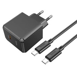Зарядное устройство Hoco Type-C to Type-C cable Ocean single port charger CS13A 1type-C, 20W/3A, PD/QC White (000010370), изображение 2