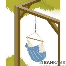 Крепления для подвесных стульев La Siesta Seguro Comfort black AS-05