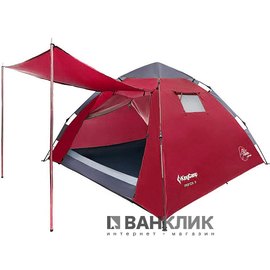 Палатка KingCamp Monza 3 Dark red KT3094