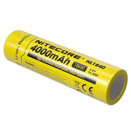 Аккумуляторная батарея Nitecore 18650 4000mAh NL1840 (6-1530), изображение 3