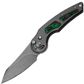 Карманный нож Fox Jupiter Titanium Jungle Wear CF (FX-555 TICF), Покрытие клинка: SW (Stonewash), Цвет : Gray