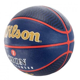 Мяч баскетбольный Wilson NBA Player Icon Outdoor BSKT Zion size 7 (WZ4008601XB7), изображение 2