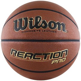 Мяч баскетбольный Wilson Reaction Pro 295 size 7 (WTB10137XB07), Размер: 7, Цвет: Янтарный
