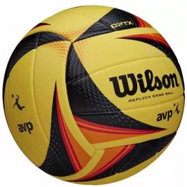 Мяч волейбольный Wilson OPTX AVP Replica Yellow/Black/Red (WTH01020XB), изображение 2