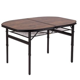 Стол Bo-Camp Melrose Oval 120x80 cm Black/Wood look (1404220) DAS302785
