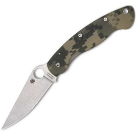 Кишеньковий ніж Spyderco Military 2 Camo (C36GPCMO2), Покриття клинка: Satin, Колір: Camo