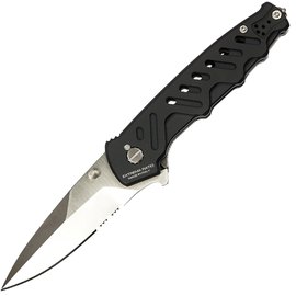 Нож тактический Extrema Ratio Caimano Nero N.A. Satin (04.1000.0166/SAT/BLK), Покрытие клинка: Satin, Цвет : Black