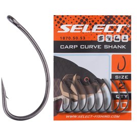 Крючок Select Carp Curve Shank #2 (10 шт/уп) (1870.50.53)
