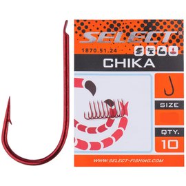 Крючок Select Chika #8 (10 шт/уп) (1870.51.26), Номер крючка, № : 8