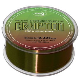 Леска Katran Crypton Carp & Method Feeder 300m хамелеон 0.234mm 10.05lb/4.55kg (4262389020130), Разрывная нагрузка, lb : 10.5, Размотка, м : 300 м