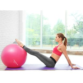 Мяч для фитнеса (фитбол) Power System PS-4018 Ø85 cm PRO Gymball Pink (PS-4018PI-0), изображение 5
