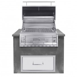 Угольно-дровяной гриль встраиваемый GRILLI Fiery Fish 770170, изображение 5