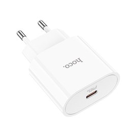 Зарядное устройство Hoco Type-C to Type-C Cable Metro single port charger set C94A 1Type-C, 20W/3A, PD/QC White (000008528), изображение 3